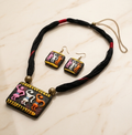 Jhumur-Nupur | Handcrafted Santhal Dance Terracotta Jewelry Set