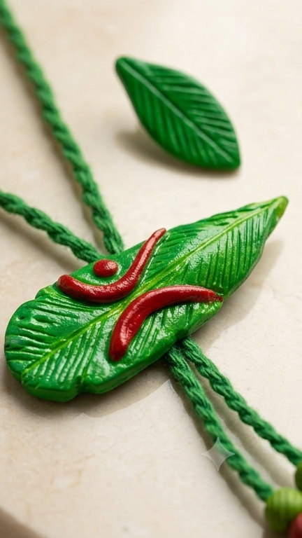 Pan-Pata | Handcrafted Betel Leaf Terracotta Choker Set