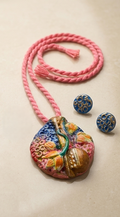 Ghot-Padma | Auspicious Clay Kalash & Lotus Jewelry Set