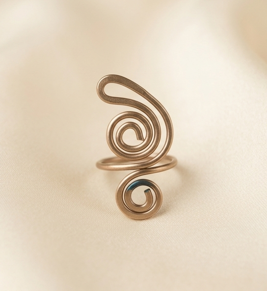 Shankhini Dokra Brass Ring