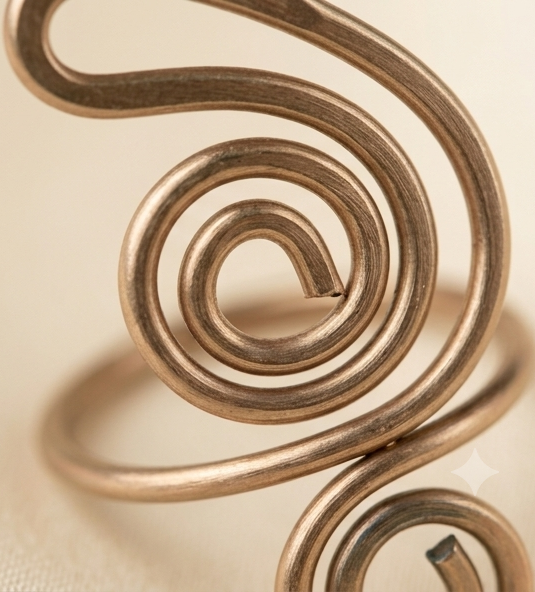 Shankhini Dokra Brass Ring