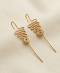 Sorpo-Rekha Dokra Brass Bugadi / Ear Climbers