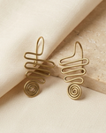 Torongo Dokra Brass Ear Climbers / Bugadi