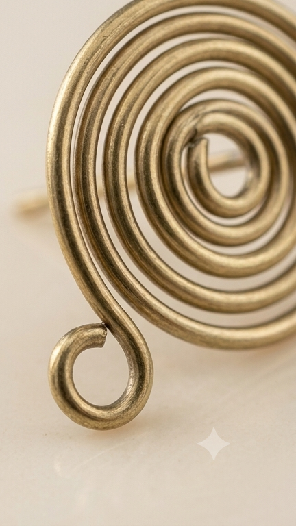 Shurjo Dokra Brass Stud Earrings