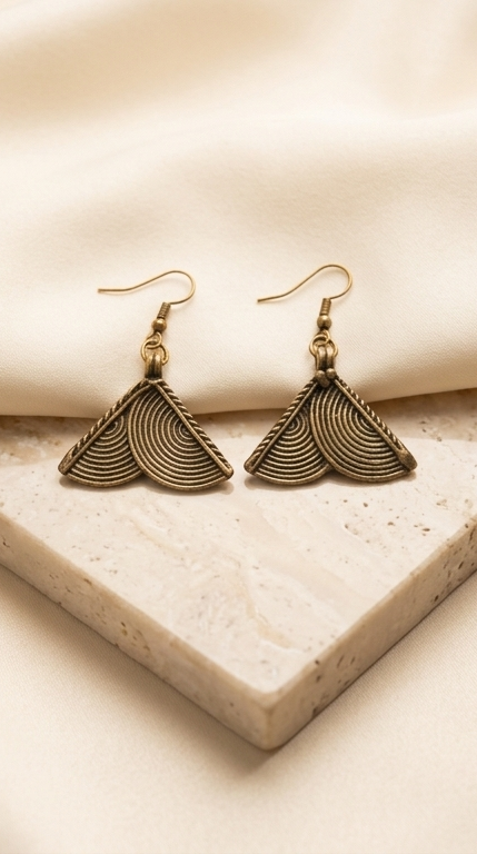 Pakha Dokra Dangle Earrings