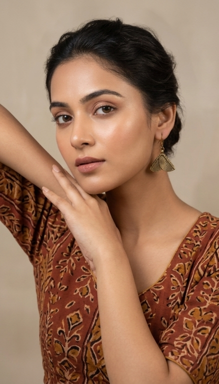 Pakha Dokra Dangle Earrings
