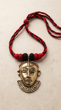 Mukhoruchi | Dokra Tribal Mask Necklace