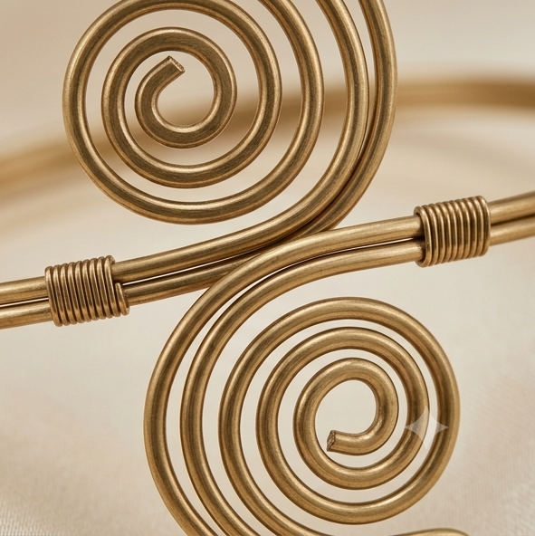Prajapati (প্রজাপতি) Dokra Brass Bajuband