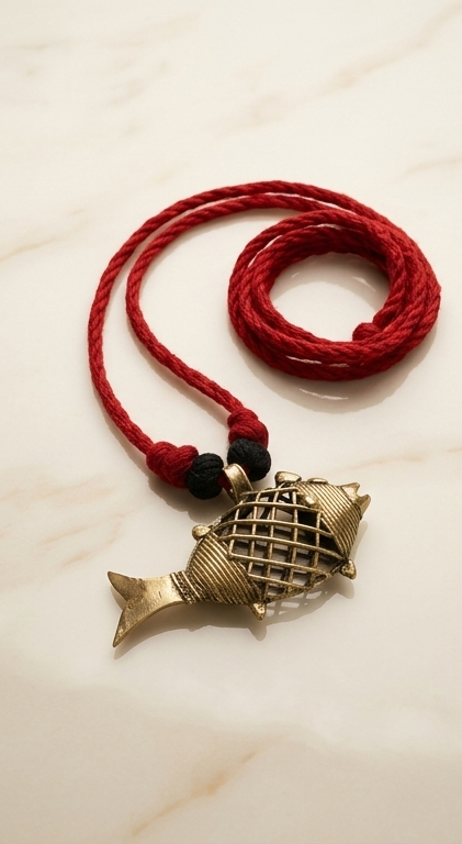 Jol-Kori | Dokra Fish Necklace