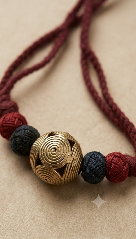Moni | Dokra Orb Talisman Necklace