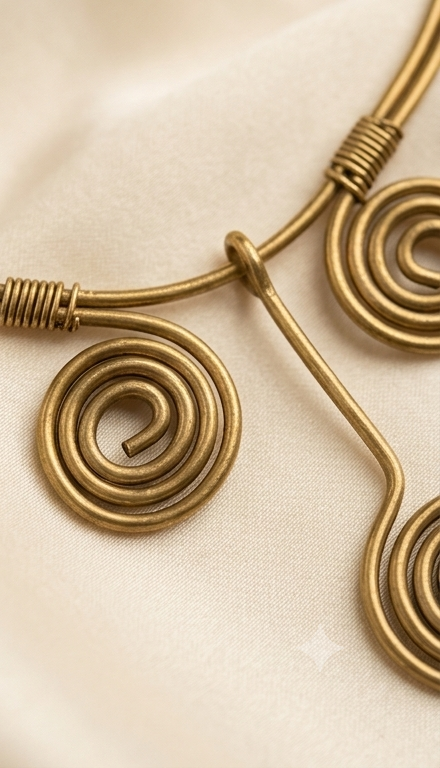 Tri-Kundala | Dokra Collar Necklace
