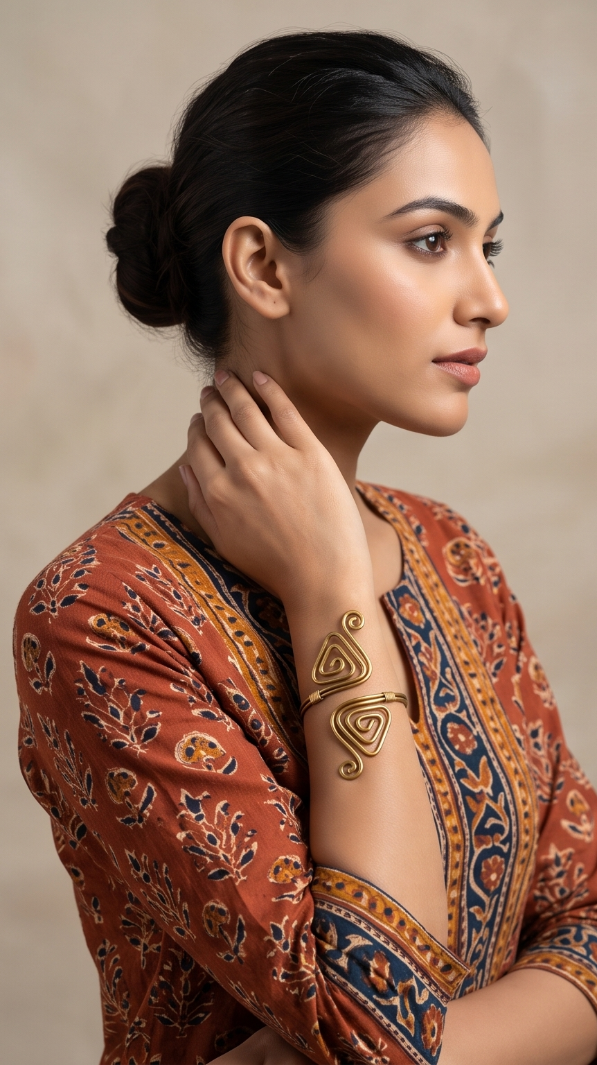 Kona-Bala Dokra Brass Bracelet