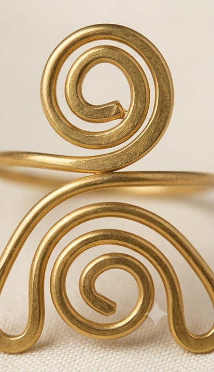Korno-Phool Dokra Brass Ring