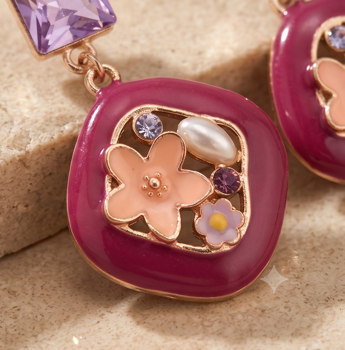 The Secret Garden Anti-Tarnish Drop Earrings