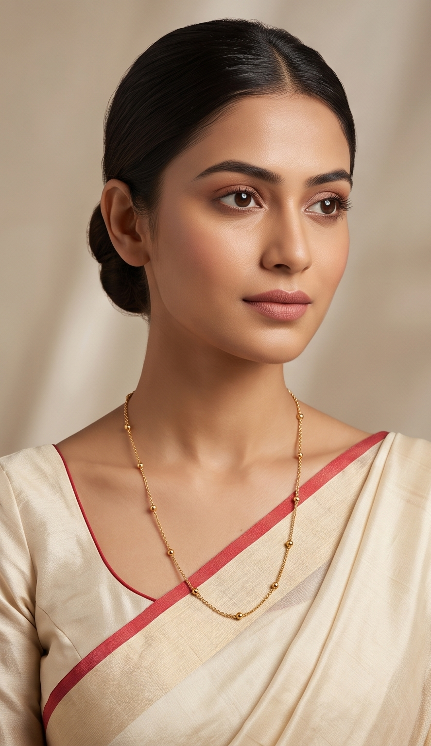 CT Gold Satellite Ball Chain Necklace - 30 inch