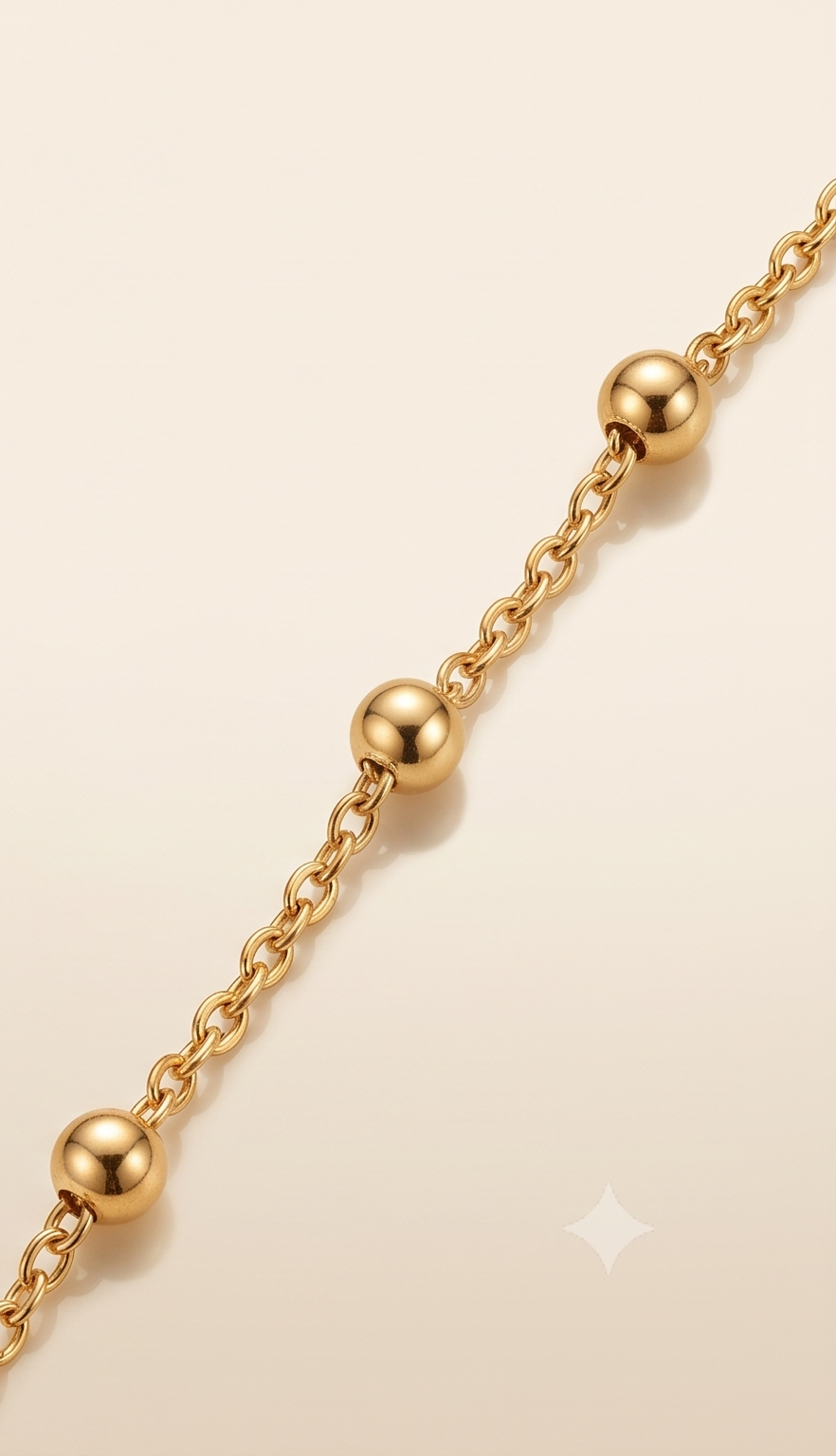 CT Gold Satellite Ball Chain Necklace - 30 inch
