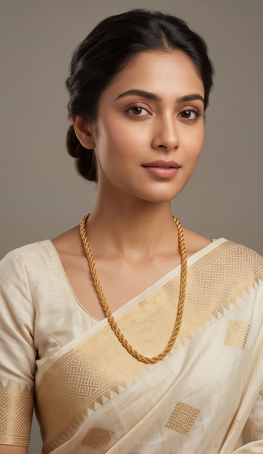 Rani-Roshshi Chain | CT Gold Handcrafted Twisted French Rope Chain - 30 Inch