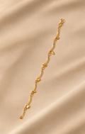 Minimalist Delicate Gold-Plated Botanical Vine Bracelet