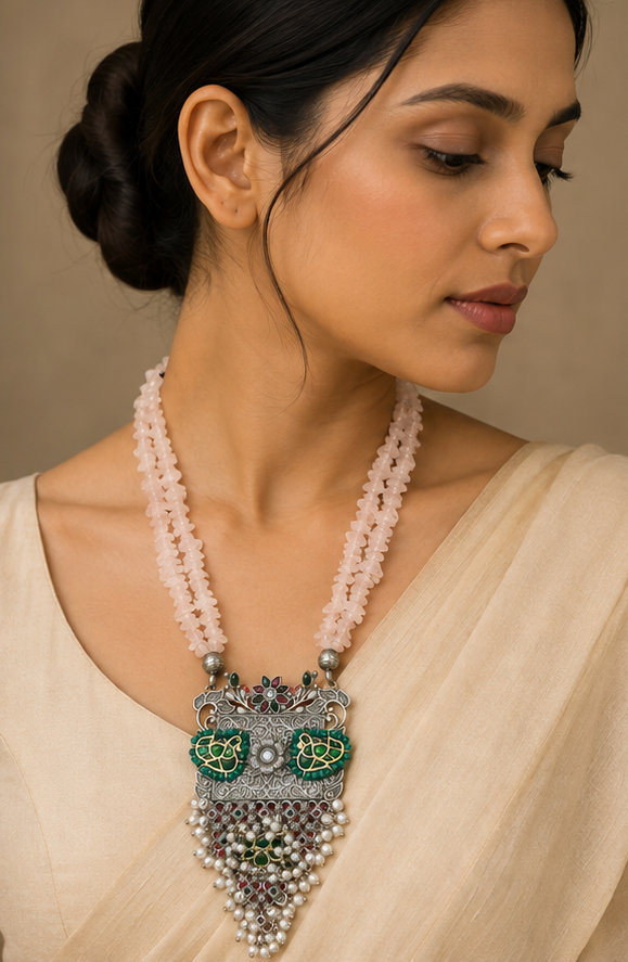 Neerja | Handcrafted Beaded Necklace Set