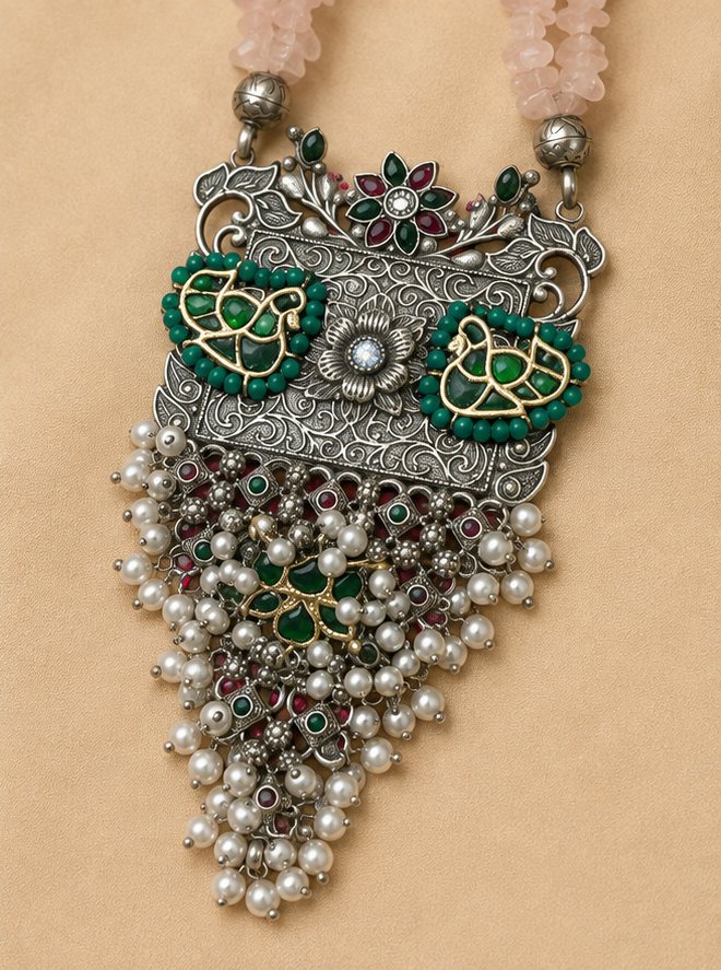 Neerja | Handcrafted Beaded Necklace Set