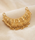 Gold-plated pendant with chain