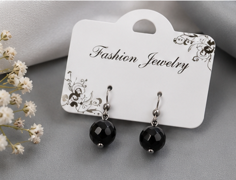 Sleek Geometric Tassel Y-Necklace & Earring Set