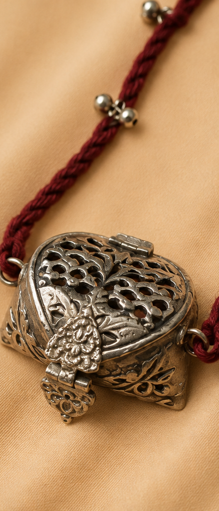 Sinduk | Silver Replica Treasure Locket Necklace