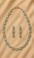Mint Meadow | American Diamond Set